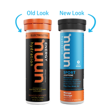 Load image into Gallery viewer, Nuun Sport + Caffeine Electrolyte Supplement Mixed 4 Pack